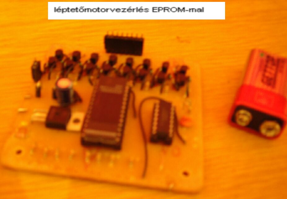 lptetmotor vezrls EPROM-mal